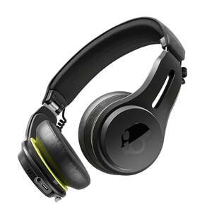 Skullcandy Icon ANC On-Ear Wireless Bluetooth Headphones - Active Noise Cancelling, 97.5dB 60Hr Battery + Rapid Charge, Mic, Adjustable Stay-Aware Mode – Black