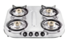 Instamart: Sunflame SS Optra 4 Burner Gas Stove (2 Medium and 2 Small Brass Burners)