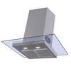 Faber 90 Cm 3 Way Silent Suction Chimney, 1095 m3/hr (Glassy 3D T2S2 LTW 90, 2 Baffle Filters, Stainless Steel)