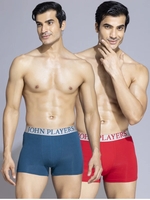 John players 2 Contoured Crotch Cotton Fabric (MultiColor) Solid Men Brief 
