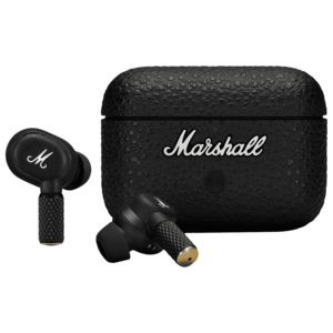 Marshall MOTIF II TWS Earbuds with ANC, Wireless Charging & IPX5 Water Resistance (Black)