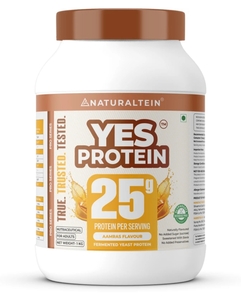 NATURALTEIN Fermented Yeast Protein Powder | Plant-Based Protein (1 kg, Aamras)