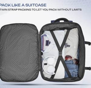Safari 45L Expandable Overnighter Casual Hiking Travel Backpack Large size Laptop Bag for Man and Women with suitcase compartment, Ideal for Office Use, Work Trips, School, College, boys and girls