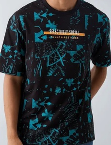 Spykar Men's Loose Fit Printed T-Shirt | Half Sleeve | Casual Wear | Cotton | T-Shirt for Man