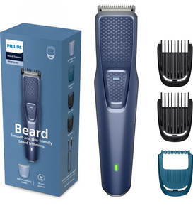 PHILIPS BT1245/18 Trimmer 30 min  Runtime 3 Length Settings (Blue)