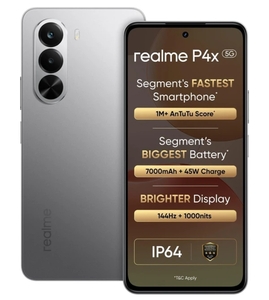 realme P4x 5G (Matte Silver, 128 GB) (6 GB RAM)
