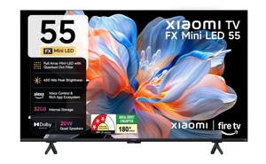 XIAOMI FX Series 138.4 cm (55 inch) Ultra HD (4K) Mini LED Smart Fire TV 120Hz | 32 GB [Lowest]