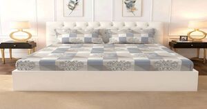 Raymond Double Flat Bedsheet with 2 Pillow Covers