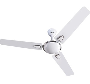 BAJAJ Crest Deco Turbo 1200mm White Ceiling Fan 1200 mm Ceiling Fan (1 Star | White, Silver | Pack of 1)