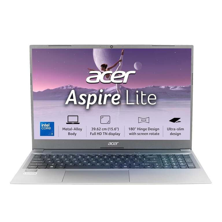 Acer Aspire Lite Intel Core 3-100U Processor, Office 2024 + M365 Basic ...