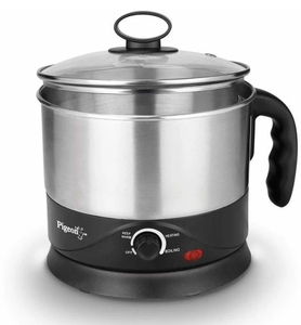 Pigeon store  Favourite Multi Cooker Electric Kettle (1.2 L, Silver, Black)