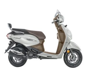 Hero MotoCorp Pleasure+ 110 VX Drum Brake OBD2B MAT VERNIER GREY Booking for Ex-Showroom Price