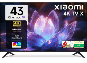 Xiaomi (108 cm) 43 inch Smartchoice X 4K Ultra HD Smart | Dolby Vision | Eye Care Mode | Google TV | L43MB-AIN