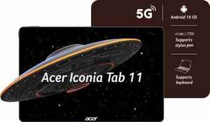 Acer Iconia Tab iM11 8 GB RAM 128 GB ROM 10.95 inch with Wi-Fi+5G Gaming MediaTek 8755 CPU – Octa core Up to 2.4 Ghz Tablet (Slate Grey)