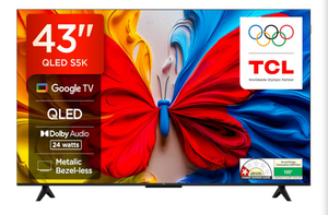TCL 108 cm (43 inches) FHD Smart QLED Google TV | Dolby Audio 24 watts | HDR 10 Tv