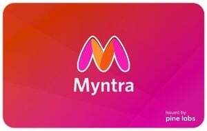 Amazon: 10% off on Myntra 5K/10K Gift Voucher at Amazon (Almost All Denominations)