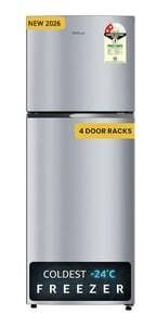 Whirlpool 235 L  Frost Free Double Door 2 Star 2026 Refrigerator (Lunar Steel, NEO SP278 PRM LUNAR STEEL(2S)-Y)