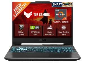 ASUS TUF A15 (2026),Smartchoice,AMD Ryzen 7 8845HS,RTX 3050,16GB RAM Laptop