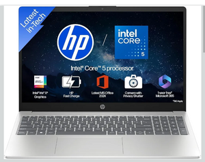 HP 15, Intel Core 5 120U (14th Gen) 8GB DDR4, 512GB SSD, FHD, Anti-Glare, Micro-Edge, Laptop
