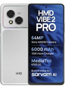 HMD Vibe2 Pro 5G (Silver Mist, 128 GB) on Flipkart
