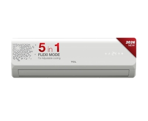 TCL  2026 Model 1.5 Ton 3 Star Split Inverter 5 Step Convertible with Powerful Turbo cooling, Energy saving, Silent Operation AC AC (TAC-18CSD/EV3F2, White)