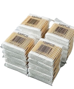 Ear Cleaning Buds Wooden 100% Pure Cotton Buds Swabs Eco Friendly Ear Swabs For Removing Ear Wax, Baby Care, Art & Craft