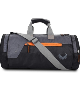 Monvelli Polyester 20 Inch Duffle Bag for Men and Women | Stylish Travel & Gym Sports Bag with Adjustable Shoulder Strap & Multiple Compartments | Lightweight & Durable