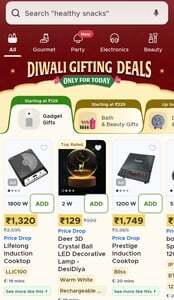 Blinkit: Diwali Gifting deals Many Products at Good Discount