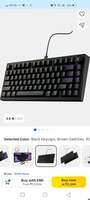 (Lowest) Kreo 75 V2 Mechanical Brown Switched Keyboard (black keycaps)