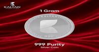Kalyan Jewellers Flower 999 Purity Silver Coin (1g) –
