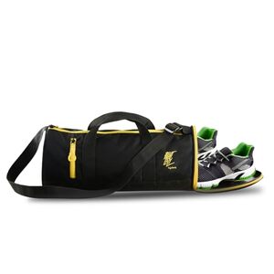 Lifelong 30 L Duffle Bag | Gym Bags for Men & Women | Adjustable Shoulder Bag | Duffle Gym Bag | Water Resistant | Sports & Travel Bag with Shoe Compartment & Side Pocket (Black & Yellow)