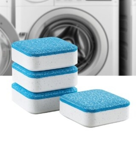 Washing Machine Cleaner & Descaler Tablets Pack of 12 romoves tough grime, limescale & soap for Top & Front Load | Digihaat 