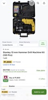 Stanley Hammer Drill Machine Kit (120 Pcs)