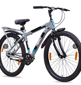 Hero Rove IC Single Speed 26T rigid suspension steel grey green mountain cycle 