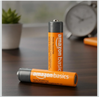 Pack of 2, Amazon Basics AAA Rechargeable 750 mAh Batteries | Ready-to-use | Pre-Charged Ni-MH Batteries 