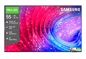 Samsung 55 inch (138cm) Mini LED 4K Vision AI 2026 Smart TV | 30W Speakers