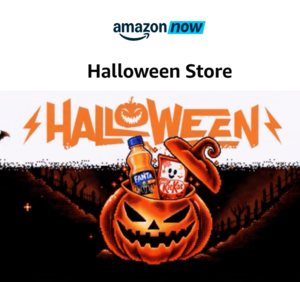 Amazon Now :  Halloween Store - Upto 80% off