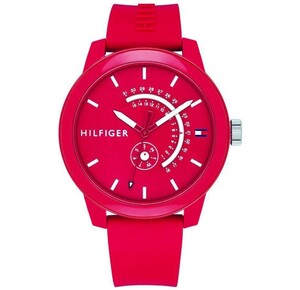 Red Tommy Hilfiger Watch - 100% Supercoin back 