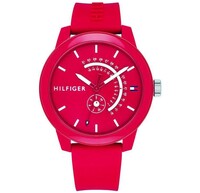 Red Tommy Hilfiger Watch - 100% Supercoin back 