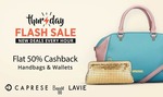 Flash sale - Flat 50%Cashback from 10am - 2pm Flash sale - Flat 50%Cashback from 10am - 2pm discount offer